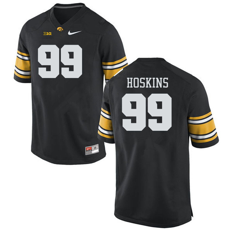Men #99 Max Hoskins Iowa Hawkeyes College Football Alternate Jerseys Sale-Black - Click Image to Close